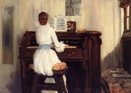 Young Woman at Piano; Julius LeBlanc Stewart; /www.the-athenaeum.org/